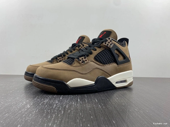 Retro AJ4- x ZeroBulk  Jordan Air 3936 Travis 4 Scott Brown 1026
